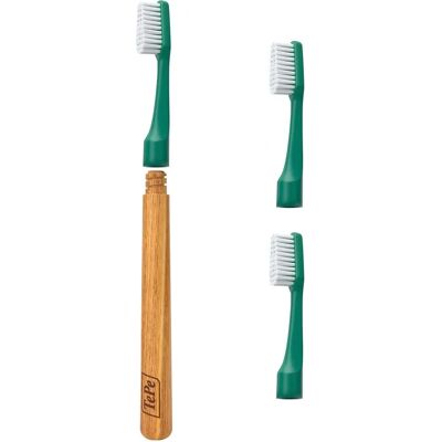 Brosse à dents Tepe Choice - Doux, Vert, Poignée en Bois - Brosse à dents - Publicité Brosse à dents Tepe Choice - Doux, Vert, Poignée en Bois - Brosse à dents - Publicité