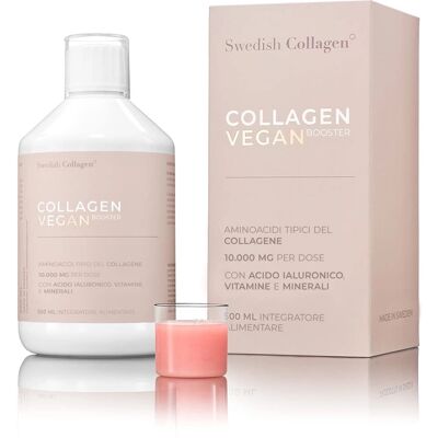 Schwedischer Kollagen Veganer Booster - 10.000mg, 500ml, 20 Dosen Schwedischer Kollagen Veganer Booster - 10.000mg, 500ml, 20 Dosen
