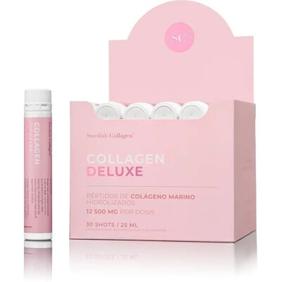 Swedish Collagen Deluxe Shot - Colágeno Marino, Ácido Hialurónico, Vitaminas - 30 Dosis Swedish Collagen Deluxe Shot - Colágeno Marino, Ácido Hialurónico, Vitaminas - 30 Dosis
