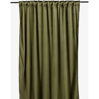 Cortinas de Terciopelo Venture Home Mary - Verde Oliva - 135x250cm - Pack de 2 Cortinas de Terciopelo Venture Home Mary - Verde Oliva - 135x250cm - Pack de 2