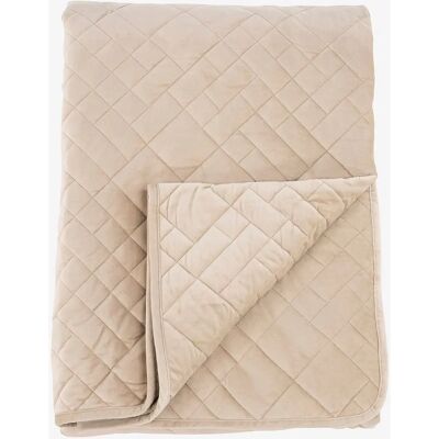 Venture Home Jilly Fløjl Overkast - 260x260 - Beige Venture Home Jilly Fløjl Overkast - 260x260 - Beige