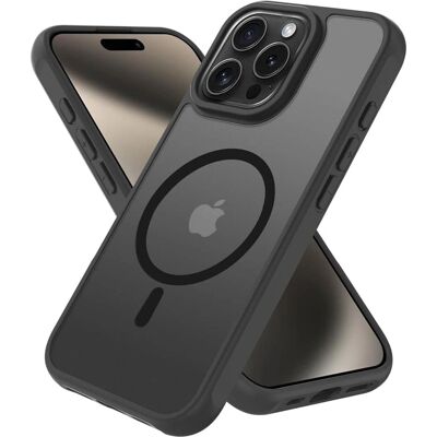 Price Point iPhone 16 Pro Max matta musta Magsafe-kotelo - Älypuhelimen suojus Price Point iPhone 16 Pro Max matta musta Magsafe-kotelo - Älypuhelimen suojus