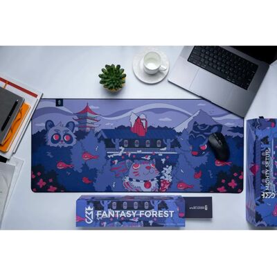 Mighty Setups Fantasy Forest Lila Musmatte - XXL - Mauspad Mighty Setups Fantasy Forest Lila Musmatte - XXL - Mauspad