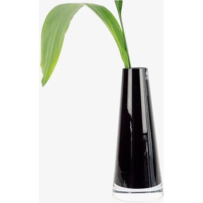 Rotor design Etage Sort - Håndblæst Vase med Svævende Effekt Rotor design Etage Sort - Håndblæst Vase med Svævende Effekt