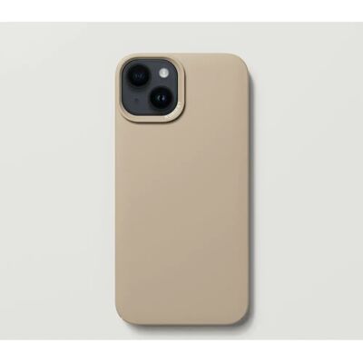 Coque fine Nudient pour iPhone 14 Beige - Publicité Coque fine Nudient pour iPhone 14 Beige - Publicité