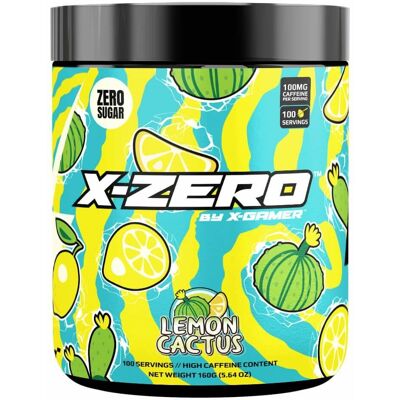 X-Gamer X-Zero Lemon Cactus - 100 Serveringar X-Gamer X-Zero Lemon Cactus - 100 Serveringar