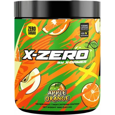 X-Gamer X-Zero Omena Appelsiini - Energiajuomajauhe - 100 Annos X-Gamer X-Zero Omena Appelsiini - Energiajuomajauhe - 100 Annos