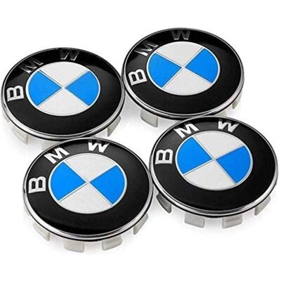 BMW - 68mm Hub Cap - Bleu - Blanc - Cache moyeu BMW - 68mm Hub Cap - Bleu - Blanc - Cache moyeu