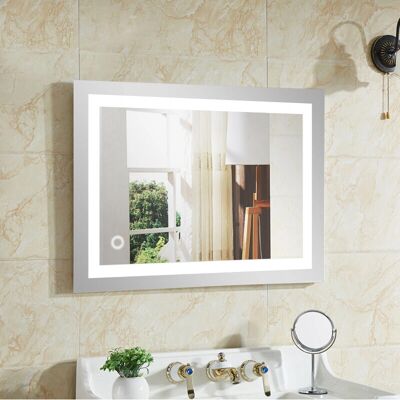Espejo baño Skecten 50x70cm con luz LED - Baño Espejo baño Skecten 50x70cm con luz LED - Baño