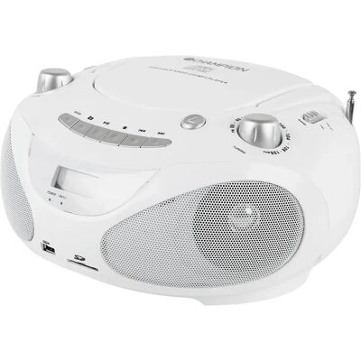 Champion ABB200W Boombox - CD, Radio, USB, MP3, Aux Champion ABB200W Boombox - CD, Radio, USB, MP3, Aux