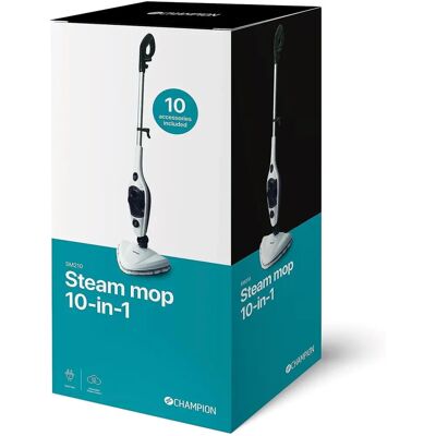 Champion Hvid/Sort Dampmop 10-i-1 - Dampmop Champion Hvid/Sort Dampmop 10-i-1 - Dampmop