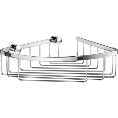 Smedbo Sideline Eckseifenkorb - Messing, Chrom, Modernes Design Smedbo Sideline Eckseifenkorb - Messing, Chrom, Modernes Design