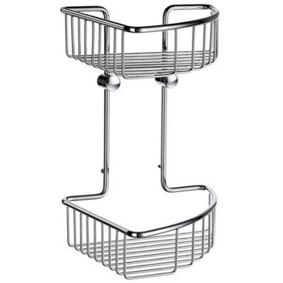 Smedbo Sideline Doppel-Eckseifenkorb - Eckseifenkorb Smedbo Sideline Doppel-Eckseifenkorb - Eckseifenkorb