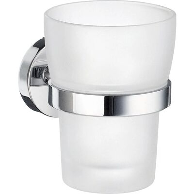 Smedbo HK343 Frosted Glasbecher - Zahnputzbecher Smedbo HK343 Frosted Glasbecher - Zahnputzbecher