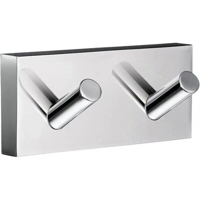 Smedbo RK356 Chrom Doppelter Handtuchhaken - Badezimmer Zubehör Smedbo RK356 Chrom Doppelter Handtuchhaken - Badezimmer Zubehör