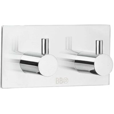 Beslagsboden BK1106 Doppelhaken - Selbstklebender Handtuchhaken Beslagsboden BK1106 Doppelhaken - Selbstklebender Handtuchhaken