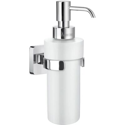 Smedbo Ice Vægmonteret Porcelæns Sæbedispenser - Badeværelsestilbehør Smedbo Ice Vægmonteret Porcelæns Sæbedispenser - Badeværelsestilbehør