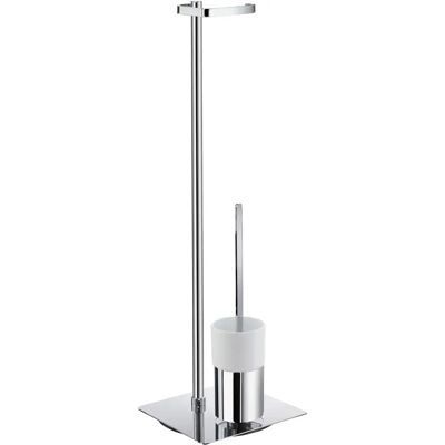Smedbo Outline Stand-WC-Rolle mit Bürste - Badezimmer-Accessoire Smedbo Outline Stand-WC-Rolle mit Bürste - Badezimmer-Accessoire