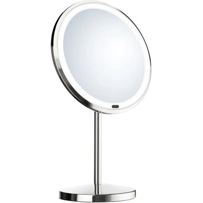 Smedbo Outline Kosmetikspiegel Standmodell mit LED-Beleuchtung, 7-fach Vergrößerung - Kosmetikspiegel Smedbo Outline Kosmetikspiegel Standmodell mit LED-Beleuchtung, 7-fach Vergrößerung - Kosmetikspiegel