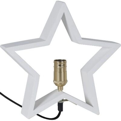 Star Trading Lysekil Witte Houten Ster - Decoratieverlichting Star Trading Lysekil Witte Houten Ster - Decoratieverlichting