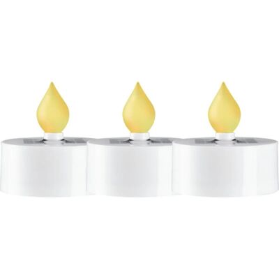 Star Trading 479-93 Solcelle LED Teelichter - Gule blinkende - 3 stk Star Trading 479-93 Solcelle LED Teelichter - Gule blinkende - 3 stk