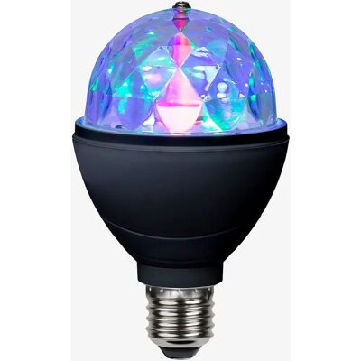 Star Trading E27 Flerfarget LED Diskolys - 13x8cm Star Trading E27 Flerfarget LED Diskolys - 13x8cm