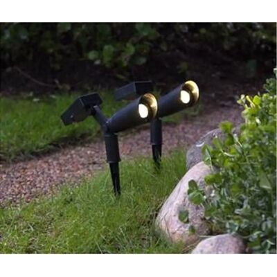 Star Trading Solar Spotlights 2er Set - Warmweiß IP44 Star Trading Solar Spotlights 2er Set - Warmweiß IP44