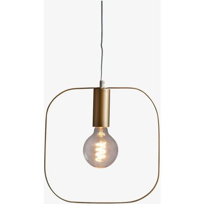 Star Trading Shape Taklampa - Kvadrat Guld - E27 Star Trading Shape Taklampa - Kvadrat Guld - E27