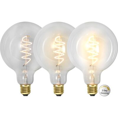 Star Trading LED-lamppu G125 3-vaiheen säätimellä 4W 2100K - LED-lamppu Star Trading LED-lamppu G125 3-vaiheen säätimellä 4W 2100K - LED-lamppu