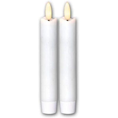 Star Trading HALVAR LED Kerze - Weiß, 15cm, Timer, 2er Pack Star Trading HALVAR LED Kerze - Weiß, 15cm, Timer, 2er Pack