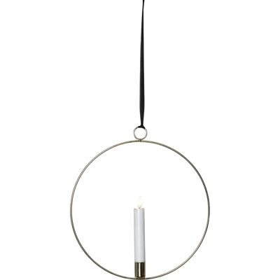 STAR TRADING Messingring LED-Kerze - Innendekoration STAR TRADING Messingring LED-Kerze - Innendekoration