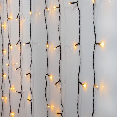 Rideau lumineux LED Star Trading - Série GOLDEN - 80 LED blanc chaud - 1,3 m - Extérieur - Publicité Rideau lumineux LED Star Trading - Série GOLDEN - 80 LED blanc chaud - 1,3 m - Extérieur - Publicité