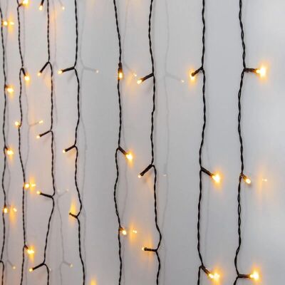 Star Trading LED-Lichtvorhang - GOLDEN LED Serie - 120 Ultra Warmweiße LEDs - 1,3x2m - LED Lichterkette Star Trading LED-Lichtvorhang - GOLDEN LED Serie - 120 Ultra Warmweiße LEDs - 1,3x2m - LED Lichterkette