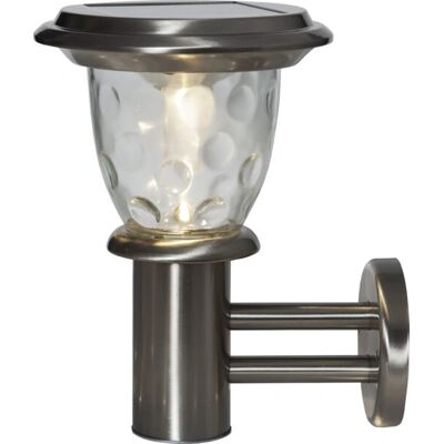 Star Trading Pireus Nickel Solar Wandlampe - Außenleuchte Star Trading Pireus Nickel Solar Wandlampe - Außenleuchte