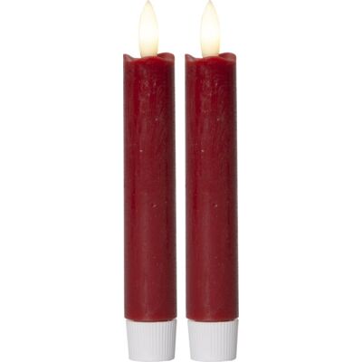 Star Trading 062-13 LED Kerze - Realistische Flamme, Timer, 15cm Star Trading 062-13 LED Kerze - Realistische Flamme, Timer, 15cm