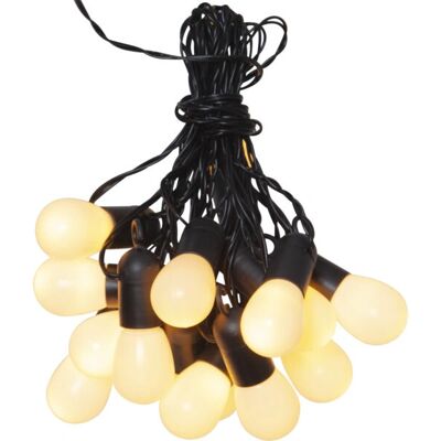 Star Trading 476-87 Lyslenke - 16 LED-pærer - Hvit Star Trading 476-87 Lyslenke - 16 LED-pærer - Hvit