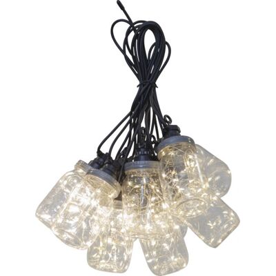 Star Trading Lichterkette - Schwarz, 4.55m, IP44 Star Trading Lichterkette - Schwarz, 4.55m, IP44
