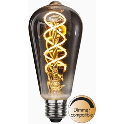 Star Trading Savuton LED Filament Lamppu - Himmennettävä 2100K E27 45lm Star Trading Savuton LED Filament Lamppu - Himmennettävä 2100K E27 45lm