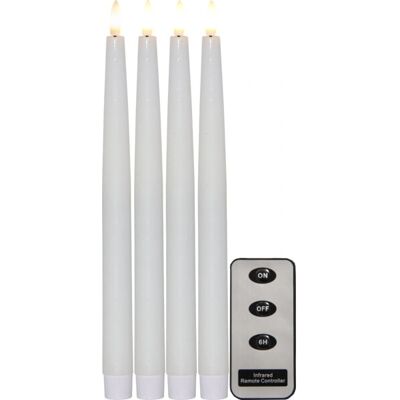 Star Trading 4P Flamme LED Kerzen - Innenraumdekoration Star Trading 4P Flamme LED Kerzen - Innenraumdekoration