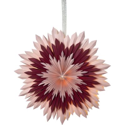 Star Trading - Papirstjerne Ice 55 cm - Różowy - Paper star Star Trading - Papirstjerne Ice 55 cm - Różowy - Paper star