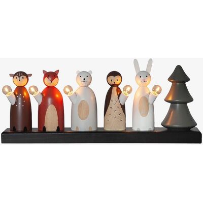 Star Trading Forest Friends Kerzenhalter - 19cm - Mehrfarbig - Innendekoration Star Trading Forest Friends Kerzenhalter - 19cm - Mehrfarbig - Innendekoration