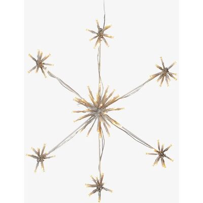 Star Trading Snøfnugg Juletrepynt - 50/60cm - Værbestandig IP44 Star Trading Snøfnugg Juletrepynt - 50/60cm - Værbestandig IP44
