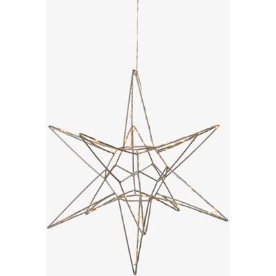 Star Trading Lizzy - Silber 3D Stern - Indoor Weihnachten Star Trading Lizzy - Silber 3D Stern - Indoor Weihnachten