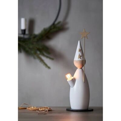 Star Trading Lucia Classic Lysestake - Høyde 33 cm - Tre - E14 Fatning Star Trading Lucia Classic Lysestake - Høyde 33 cm - Tre - E14 Fatning