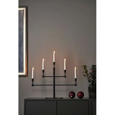 Star Trading Vide Elektrisk lysestake - Modern metall IP20 Star Trading Vide Elektrisk lysestake - Modern metall IP20