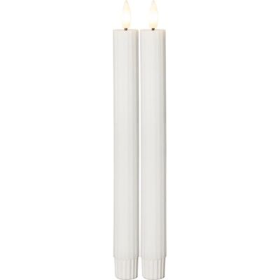 Star Trading LED Kerze - Antike Rippelwachs, 25cm Star Trading LED Kerze - Antike Rippelwachs, 25cm