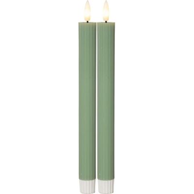 Star Trading LED-kynttilä - Vihreä - 25cm - Sisävalaistus Star Trading LED-kynttilä - Vihreä - 25cm - Sisävalaistus