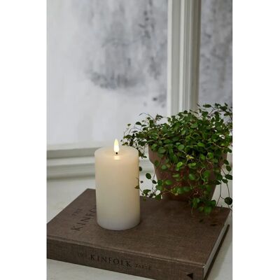 Star Trading Flamme Flow LED-ljus - 15cm Vit Dekor Star Trading Flamme Flow LED-ljus - 15cm Vit Dekor