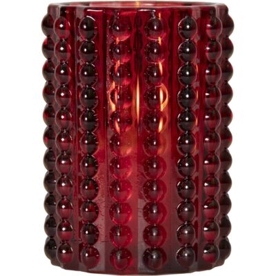 Star Trading LED Lys - Rød - 9x12,5cm - Dekorativt lys Star Trading LED Lys - Rød - 9x12,5cm - Dekorativt lys