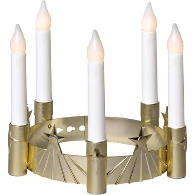 Star Trading Gold LED-Krone - 5 LEDs - Für Kinder & Erwachsene - 16,5cm Star Trading Gold LED-Krone - 5 LEDs - Für Kinder & Erwachsene - 16,5cm